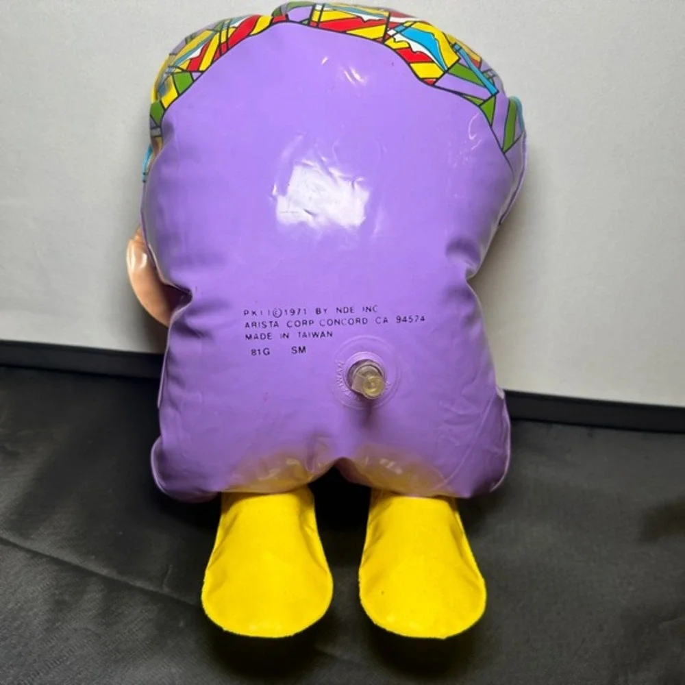 Vintage 1971 The Letter People Inflatable Mr.G Giggling‎ Arista Corp Alphabet